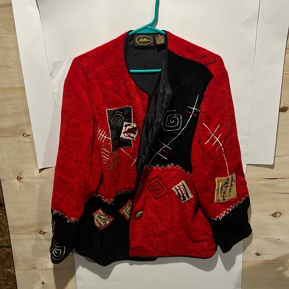 Vintage Patchwork Allure Jacket Cardigan - image 1